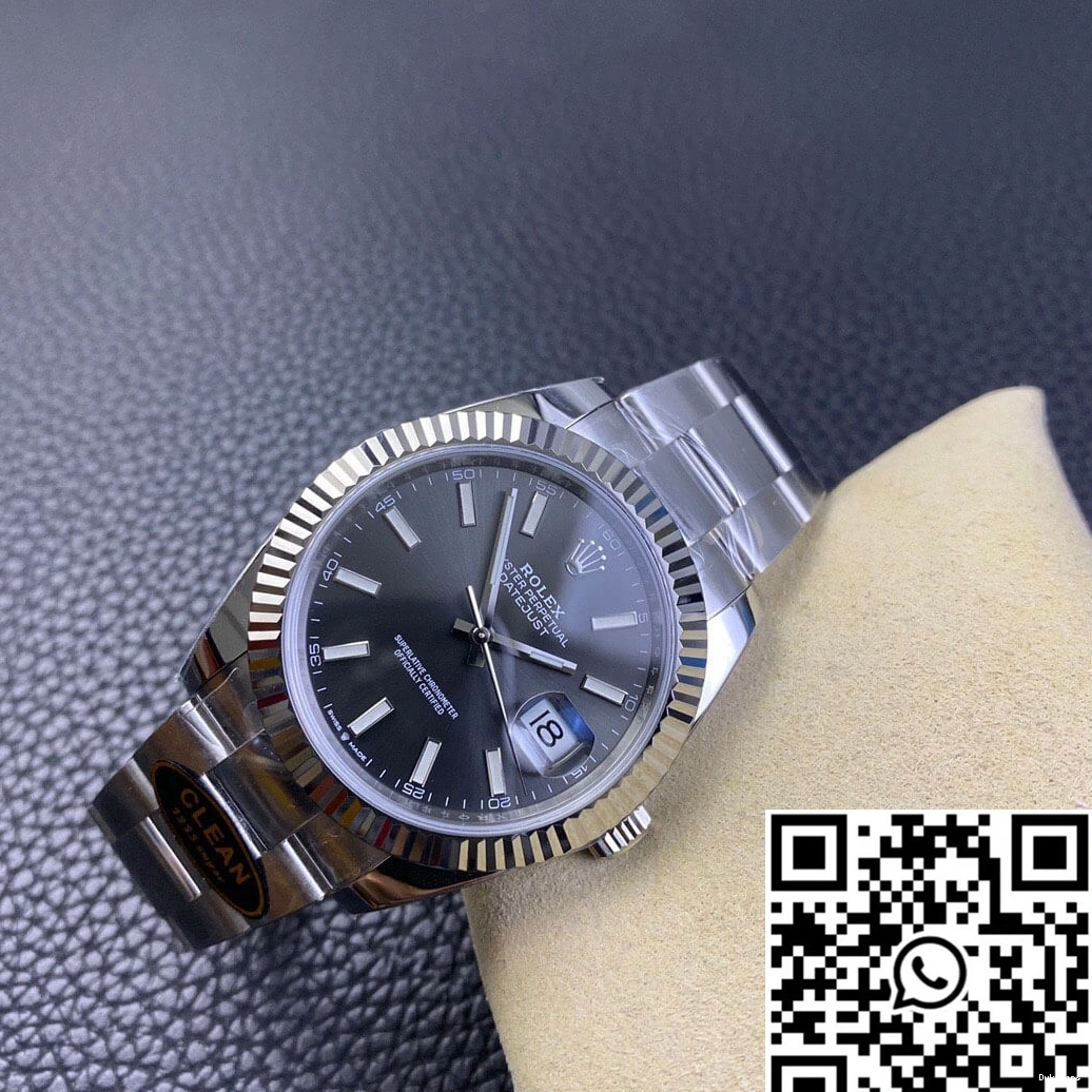 M126334-0013 Grey Dial Factory Rolex Datejust Clean 0812